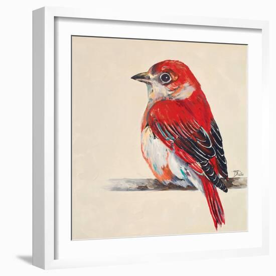 Baby Red Bird II-Patricia Pinto-Framed Art Print