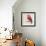 Baby Red Bird II-Patricia Pinto-Framed Art Print displayed on a wall