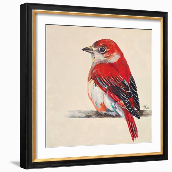 Baby Red Bird II-Patricia Pinto-Framed Art Print