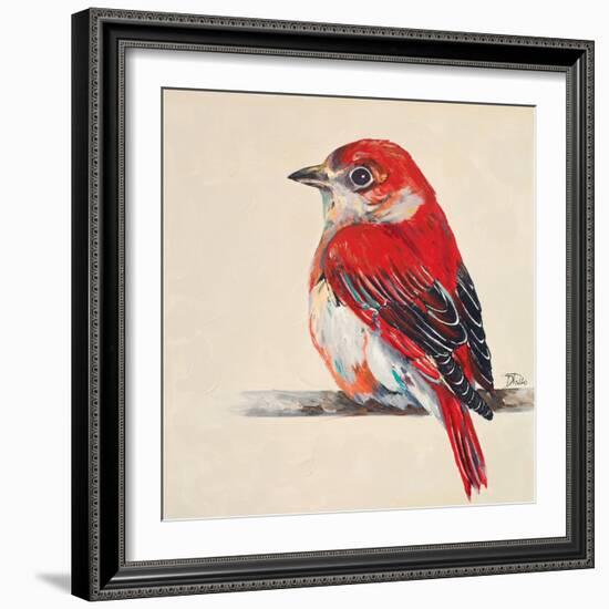 Baby Red Bird II-Patricia Pinto-Framed Premium Giclee Print