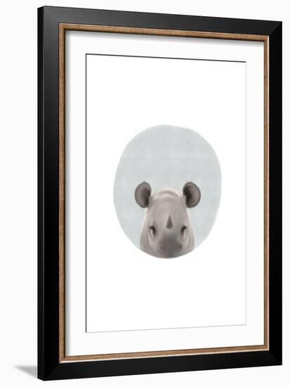 Baby Rhino-Leah Straatsma-Framed Art Print