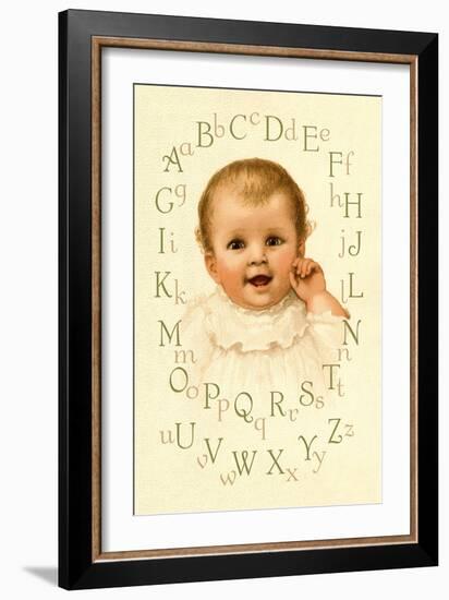 Baby's Alphabet-Ida Waugh-Framed Art Print