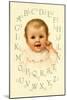 Baby's Alphabet-Ida Waugh-Mounted Art Print