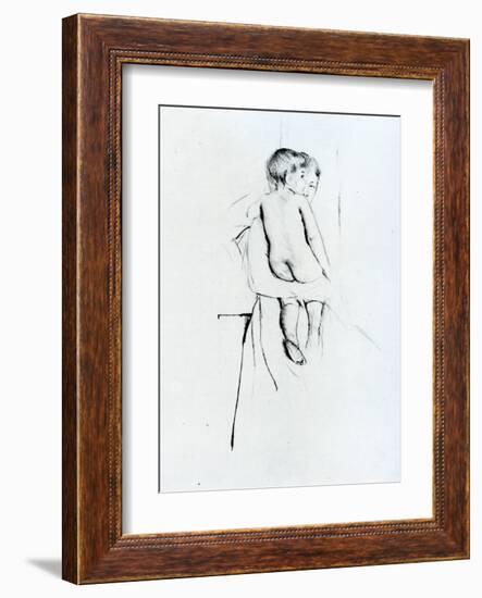 Baby's Back-Mary Cassatt-Framed Giclee Print