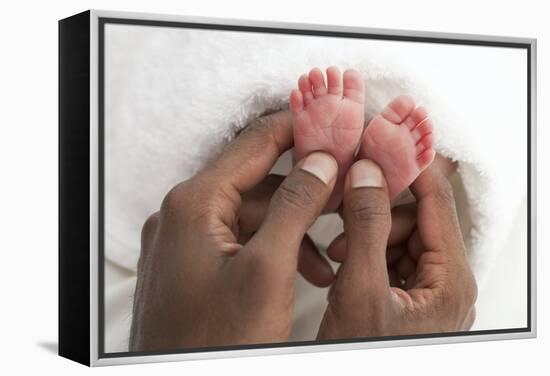 Baby's Feet-Ruth Jenkinson-Framed Premier Image Canvas