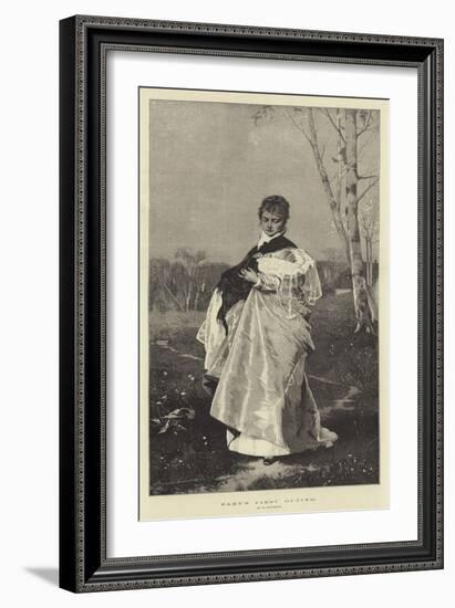 Baby's First Outing-Wilhelm Von Kaulbach-Framed Giclee Print