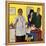 "Baby's First Shot," March 3, 1962-Richard Sargent-Framed Premier Image Canvas