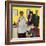 "Baby's First Shot," March 3, 1962-Richard Sargent-Framed Giclee Print