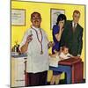 "Baby's First Shot," March 3, 1962-Richard Sargent-Mounted Giclee Print