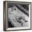 Baby Sleeping on its Stomach in Nursery at St. Vincent's Hospital-Nina Leen-Framed Photographic Print