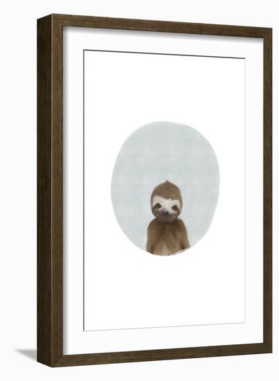 Baby Sloth-Leah Straatsma-Framed Premium Giclee Print