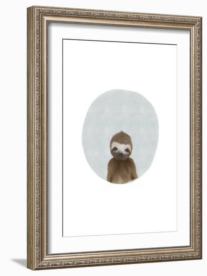 Baby Sloth-Leah Straatsma-Framed Art Print