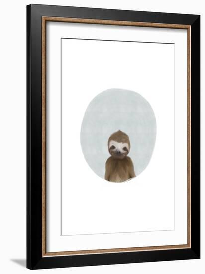 Baby Sloth-Leah Straatsma-Framed Art Print