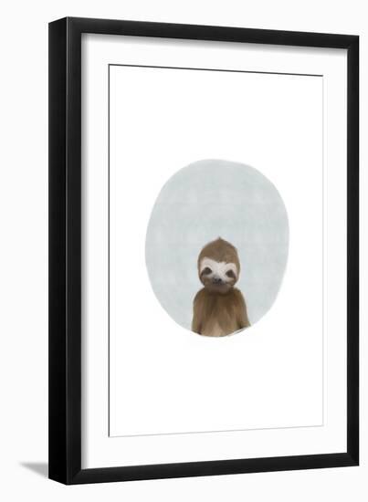 Baby Sloth-Leah Straatsma-Framed Art Print