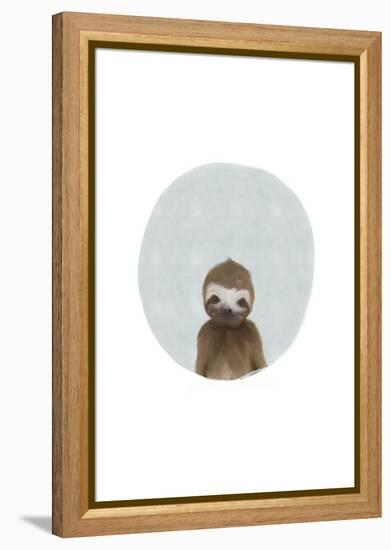 Baby Sloth-Leah Straatsma-Framed Stretched Canvas