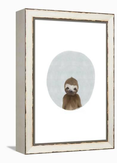 Baby Sloth-Leah Straatsma-Framed Stretched Canvas