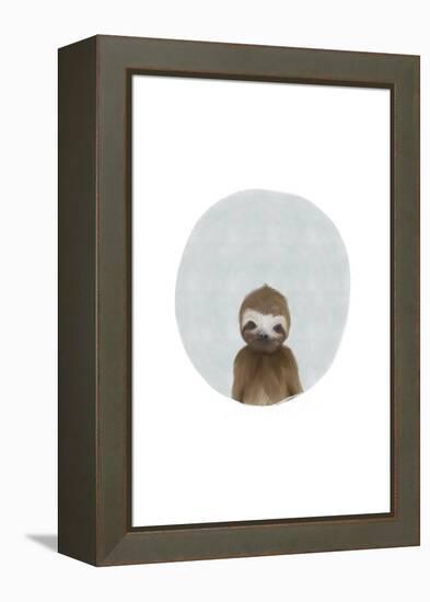 Baby Sloth-Leah Straatsma-Framed Stretched Canvas