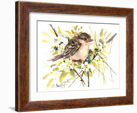 Baby Sparrow-Suren Nersisyan-Framed Art Print