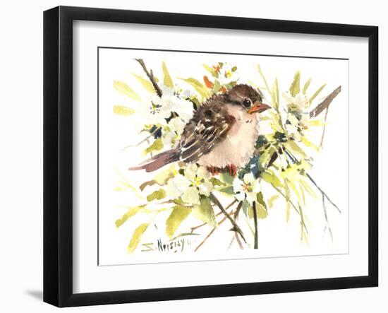 Baby Sparrow-Suren Nersisyan-Framed Art Print