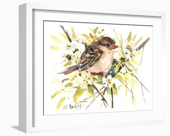 Baby Sparrow-Suren Nersisyan-Framed Art Print