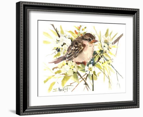 Baby Sparrow-Suren Nersisyan-Framed Art Print