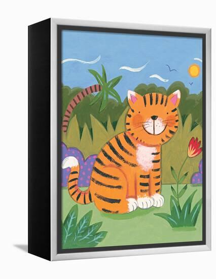 Baby Tiger-Sophie Harding-Framed Stretched Canvas