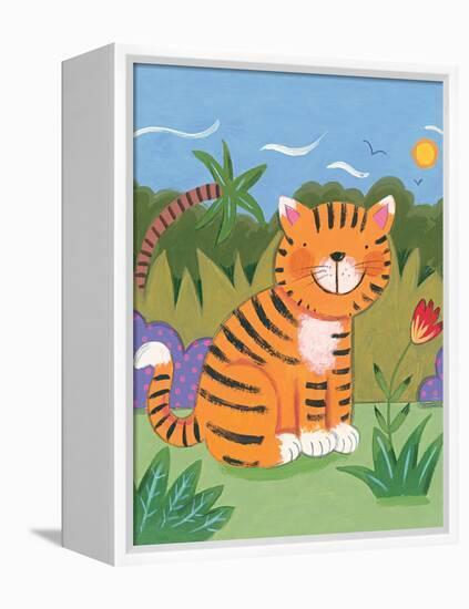 Baby Tiger-Sophie Harding-Framed Stretched Canvas