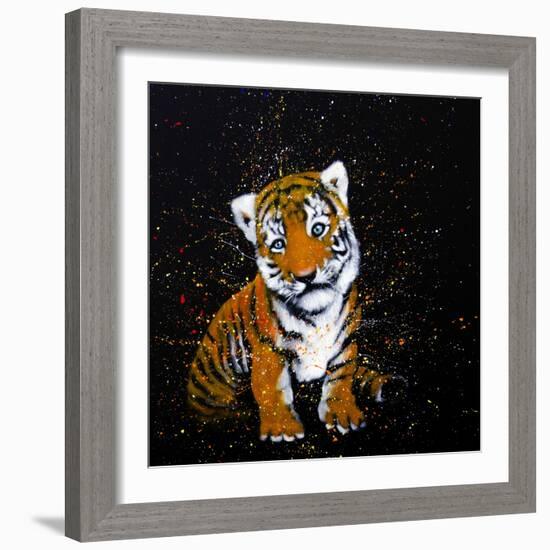 Baby Tiger-null-Framed Art Print