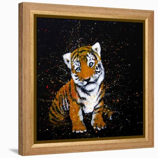 Baby Tiger-null-Framed Stretched Canvas