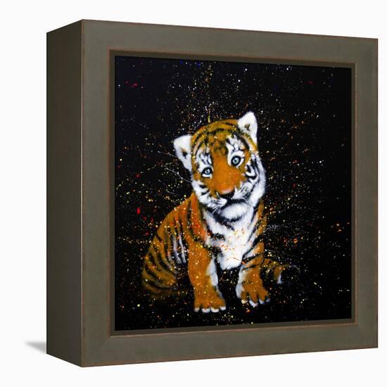 Baby Tiger-null-Framed Stretched Canvas