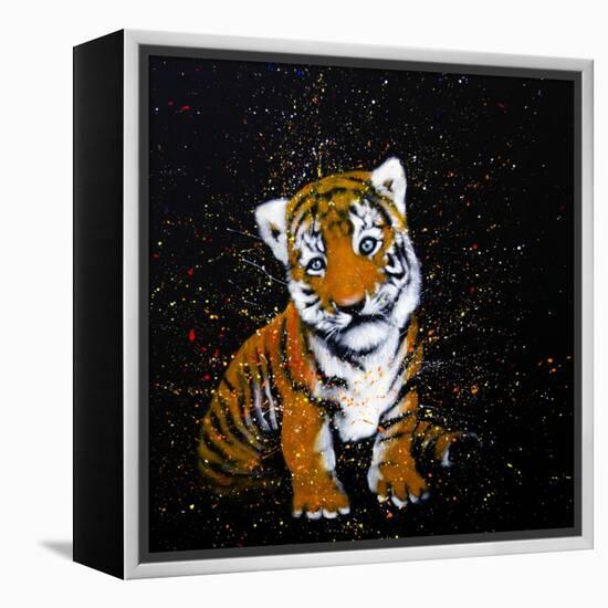 Baby Tiger-null-Framed Stretched Canvas