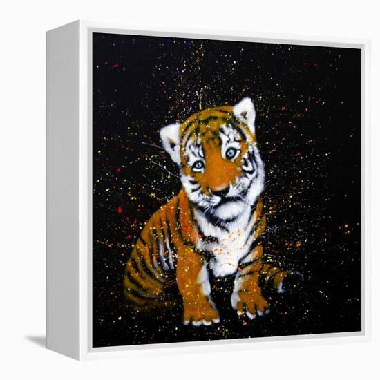 Baby Tiger-null-Framed Stretched Canvas