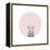 Baby White Tiger Pink-Leah Straatsma-Framed Stretched Canvas