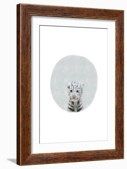 Baby White Tiger-Leah Straatsma-Framed Art Print