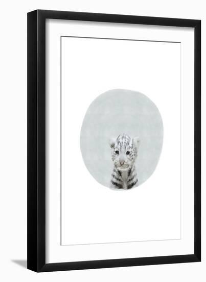 Baby White Tiger-Leah Straatsma-Framed Art Print