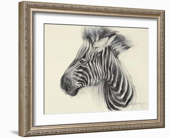 Baby Zebra, 2000-Odile Kidd-Framed Giclee Print