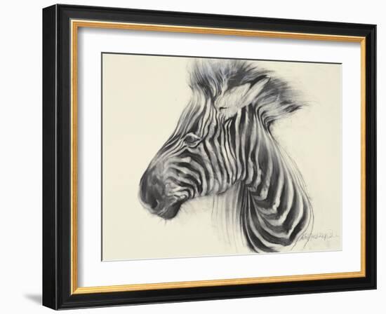 Baby Zebra, 2000-Odile Kidd-Framed Giclee Print