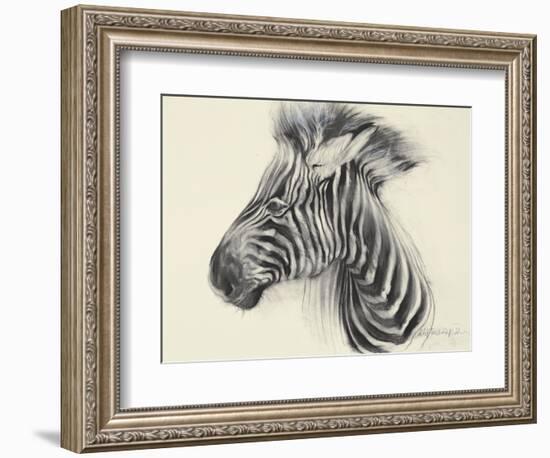 Baby Zebra, 2000-Odile Kidd-Framed Giclee Print