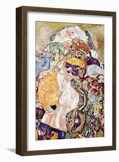 Baby-Gustav Klimt-Framed Art Print