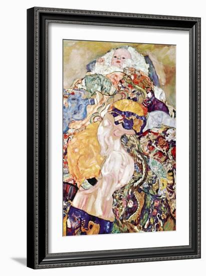 Baby-Gustav Klimt-Framed Art Print