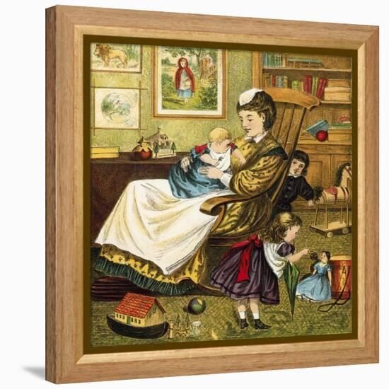 Baby-English School-Framed Premier Image Canvas