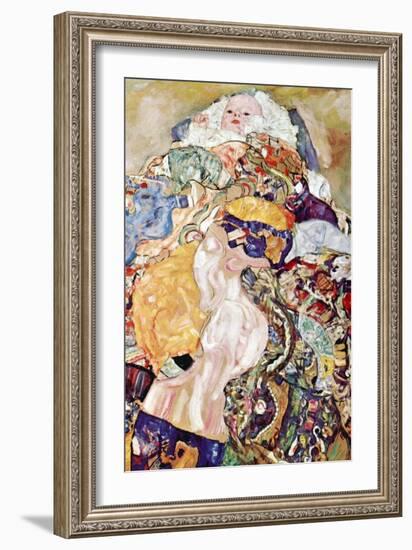 Baby-Gustav Klimt-Framed Art Print