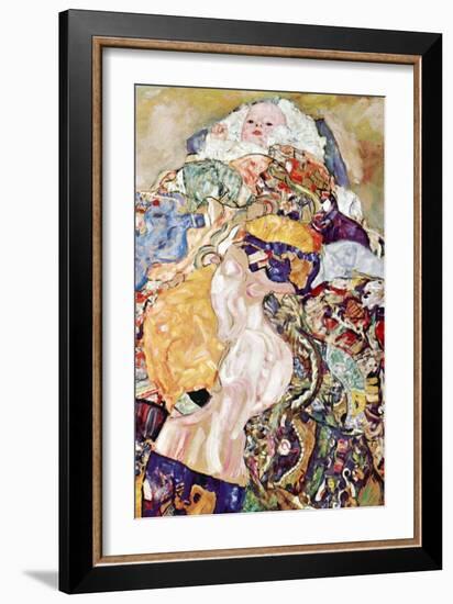 Baby-Gustav Klimt-Framed Art Print