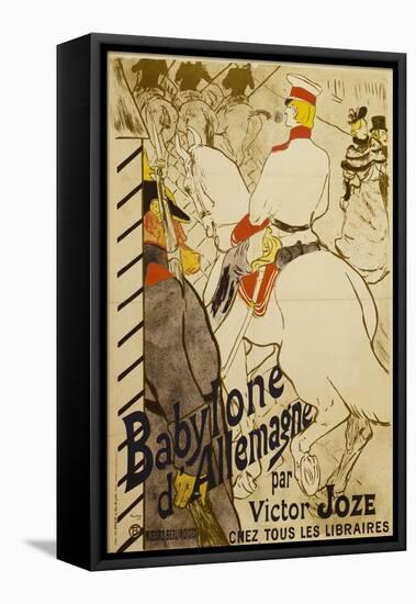Babylon D'Allemagne-Henri de Toulouse-Lautrec-Framed Premier Image Canvas