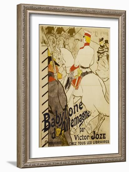 Babylon D'Allemagne-Henri de Toulouse-Lautrec-Framed Giclee Print