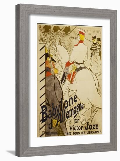 Babylon D'Allemagne-Henri de Toulouse-Lautrec-Framed Giclee Print