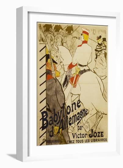 Babylon D'Allemagne-Henri de Toulouse-Lautrec-Framed Giclee Print