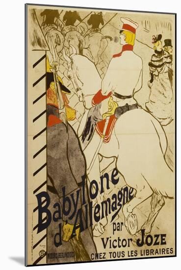 Babylon D'Allemagne-Henri de Toulouse-Lautrec-Mounted Giclee Print