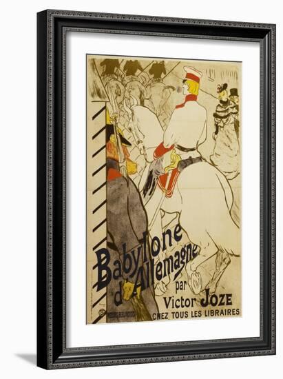 Babylon D'Allemagne-Henri de Toulouse-Lautrec-Framed Giclee Print