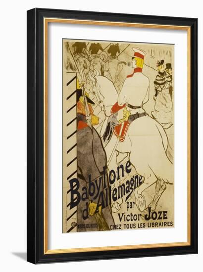 Babylon D'Allemagne-Henri de Toulouse-Lautrec-Framed Giclee Print